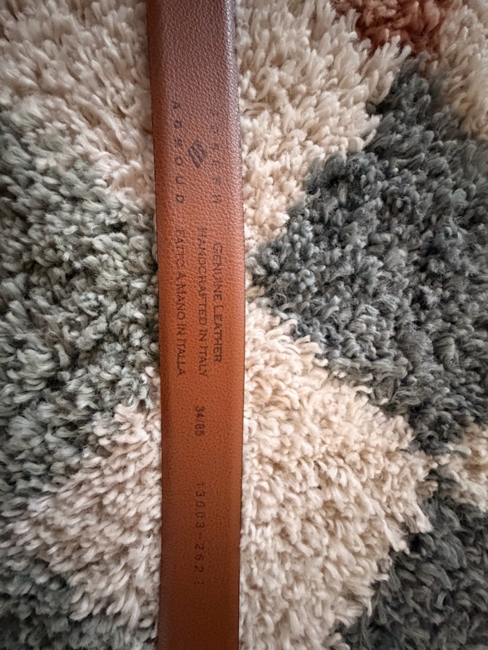 Men's Genuine Leather Brown Belt